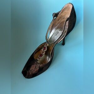 Dolce & Gabbana Metallic Evening Heels